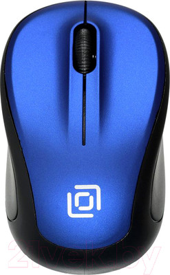 Мышь Оклик 665MW (черный/синий)