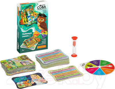 Настольная игра Bondibon Умная сова. Любимые сказки 5 / ВВ4841