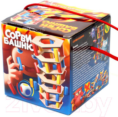 Настольная игра Десятое королевство Сорви башню. Цветная / 02986