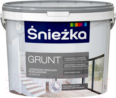 Краска Sniezka Grunt (10л, белый)