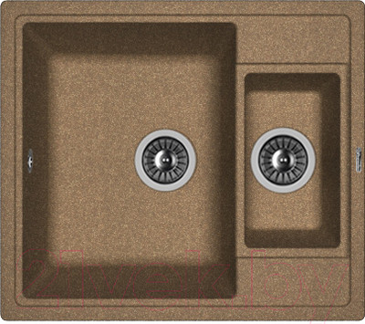Мойка кухонная Florentina Липси 580К (коричневый)