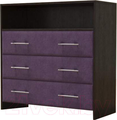 Комод Proson Varna 90x40x90 (венге/фиолетовый)