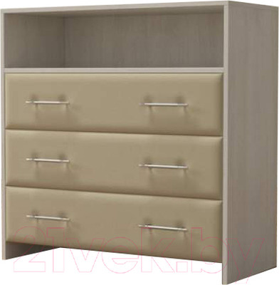 Комод Proson Varna 90x40x90 (дуб шамони светлый/бежевый Terra-101)