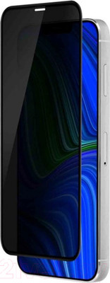 Защитное стекло для телефона Case Full Glue Privacy для iPhone 12 Pro Max (черный глянец)