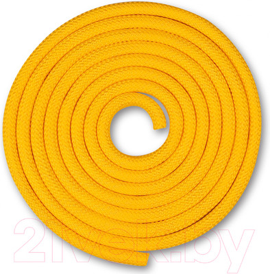 Скакалка для художественной гимнастики Indigo Sport SM-123 (3м, желтый)