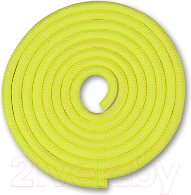 Скакалка для художественной гимнастики Indigo Sport SM-123 (3м, лимонный)