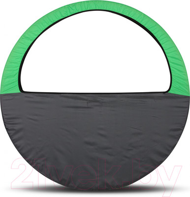 Чехол для гимнастического обруча Indigo Sport SM-083 (салатовый/серый)