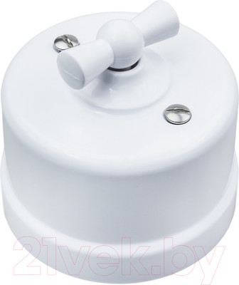 Выключатель Bironi B1-201-21 (белый)