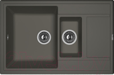 Мойка кухонная Florentina Липси 780К (антрацит)