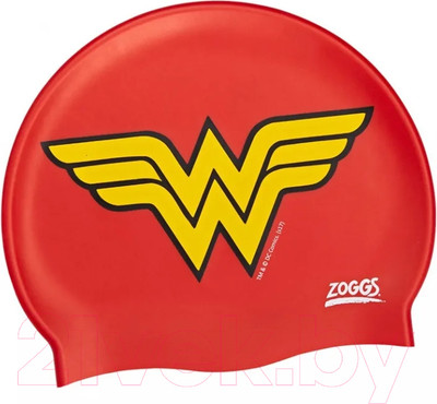 Шапочка для плавания ZoggS Wonder Woman Silicone / 382408 (красный)