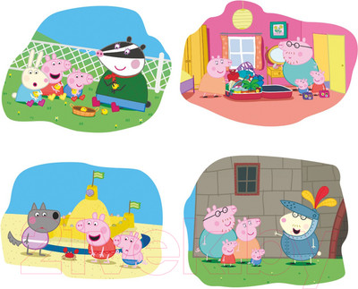 Набор пазлов Topgame Свинка Пеппа / 01760