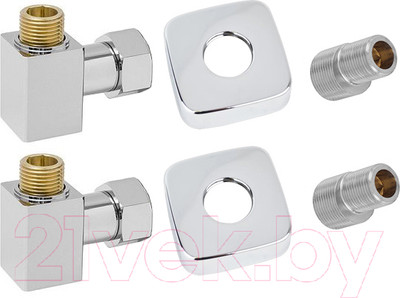 Комплект фитингов для полотенцесушителя Luxon KV 3/4"х1/2" / 758SCH0504