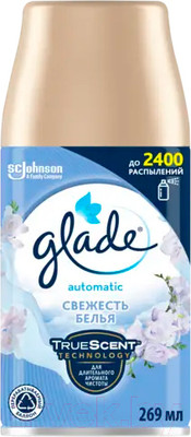 Сменный блок для освежителя воздуха Glade Automatic свежесть белья (269мл)