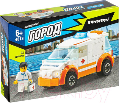 Конструктор Bondibon Город. Скорая помощь / ВВ4813