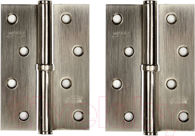 Комплект петель дверных VELA 100x70x2.5 1BB SN L (матовый никель)
