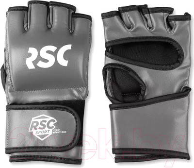 Перчатки для единоборств RSC SB-03-330 (S, серый/черный)
