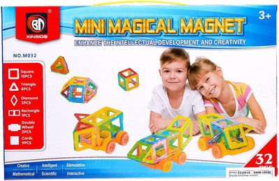 Конструктор магнитный Xinbida Мини магический магнит (32 детали) / 2336519