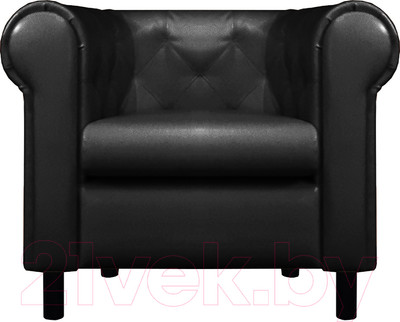 Кресло мягкое Brioli Винчестер (L22/черный)