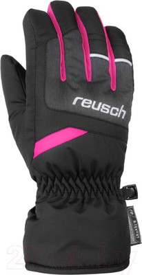 Перчатки лыжные Reusch Bennet R-Tex XT / 6061206 7771 (р-р 6.5, черный/розовый)