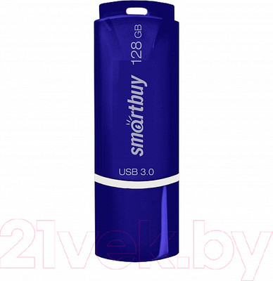 USB flash накопитель SmartBuy Crown Blue 128GB (SB128GBCRW-Bl)
