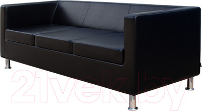 Диван Brioli Билли трехместный (L22/черный)