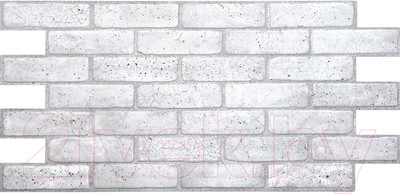 Панель ПВХ Регул Кирпич старый серый (971x489x0.3мм)