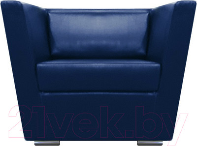 Кресло мягкое Brioli Болдер (L18/синий)