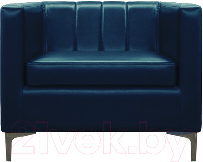 Кресло мягкое Brioli Бруно (L18/синий)