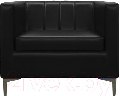 Кресло мягкое Brioli Бруно (L22/черный)