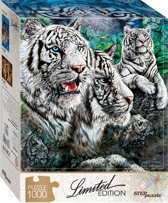 Пазл Step Puzzle Найди 13 тигров / 79808 (1000эл)