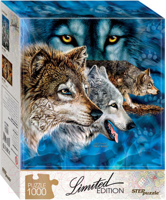 Пазл Step Puzzle Найди 12 волков / 79806 (1000эл)