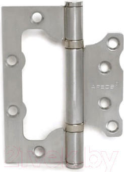 Петля дверная Apecs 100x75x2.5-B2-Steel (матовый никель)