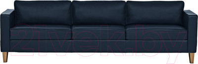 Диван Brioli Вернер трехместный (L18/синий)