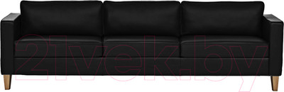 Диван Brioli Вернер трехместный (L22/черный)