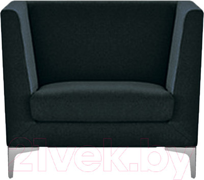 Кресло мягкое Brioli Виг (J17/темно-синий)