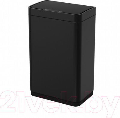 Сенсорное мусорное ведро WeltWasser Vegas BL 12L (черный матовый)