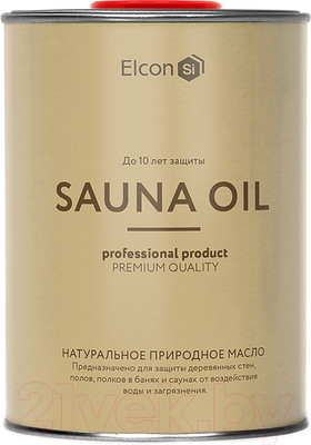 Защитно-декоративный состав Elcon Sauna Оil (1л)