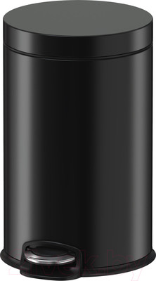 Мусорное ведро WeltWasser Erfie BL 12L (черный матовый)