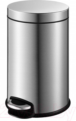 Мусорное ведро WeltWasser Erfie MT 5L (матовая сталь)