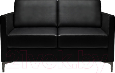 Диван Brioli Ганс двухместный (L22/черный)
