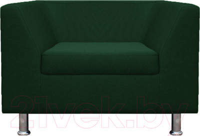 Кресло мягкое Brioli Дедрик (J8/темно-зеленый)