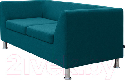 Диван Brioli Дедрик двухместный (J17/темно-синий)