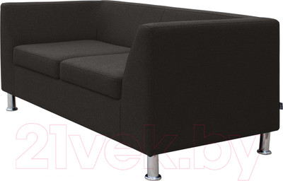 Диван Brioli Дедрик двухместный (J22/графит)