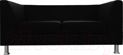 Диван Brioli Дедрик двухместный (L22/черный)