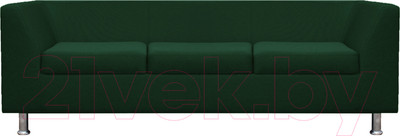 Диван Brioli Дедрик трехместный (J8/темно-зеленый)