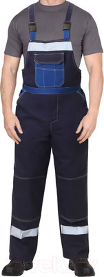 Полукомбинезон рабочий Sardoba Tekstil Гранд (р-р 56-58 / 170-176, темно-синий/василек)
