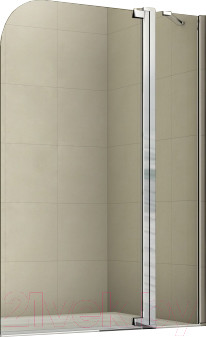 Стеклянная шторка для ванны WeltWasser WW100 100T2-100