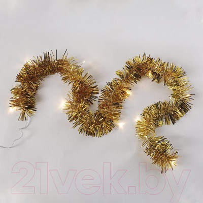 Светодиодная гирлянда Neon-Night Мишура 304-012 (1.5м, теплый белый)