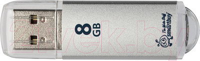 USB flash накопитель SmartBuy V-Cut Silver 8GB (SB8GBVC-S)