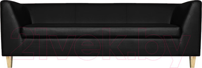 Диван Brioli Дедрик М трехместный (L22/черный)